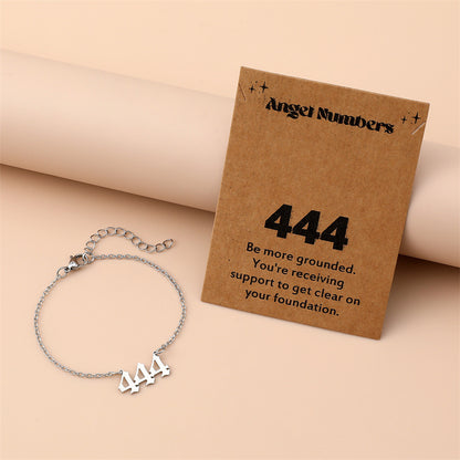 Creative Stainless Steel Angel Digital Bracelet For Women 8b15f3db 5319 4819 bfb0 73e2c9273d3c