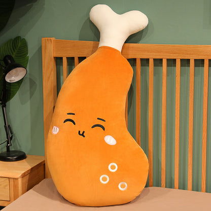 Large Chicken Leg Throw Pillow Plush Toy Home Cushion 8b1ba41e 9047 4460 8891 92524c55d451