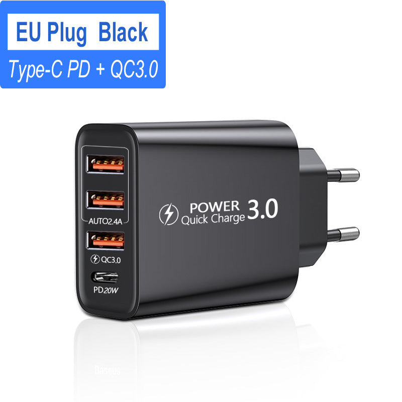 U.S. And European 3USB Mobile Phone Adapter - 图片 9