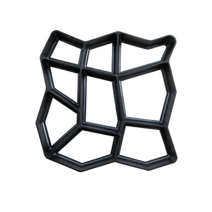 Brick Stone Road Concrete Mould Garden Path Maker Mold Plastic DIY Manually Paving Cement Cemento Garden Path Maker Mold 8b5a