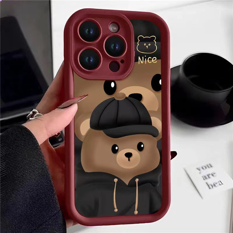 Cool Cute Bear Phone Case Cute Personality 8b5a6d7e 2c6e 48c5 a6e4 d7f3259d62a3