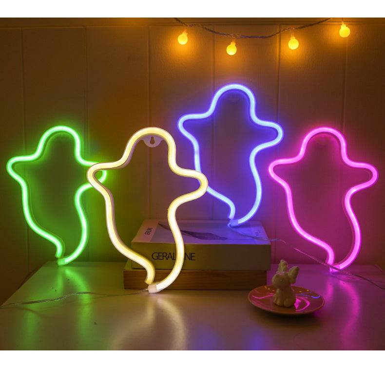 Halloween Ghost Neon Home Creative Modeling Lamp 8b5e0505 782d 4de5 ba08 16c86a02dcda