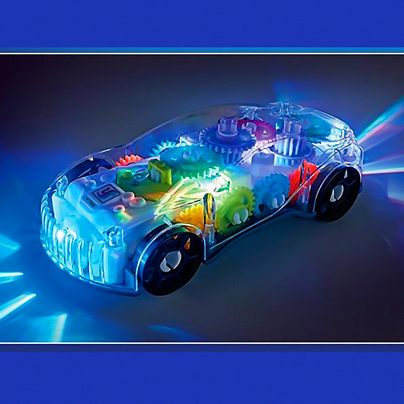 Transparent Gear Concept Light Music Electric Toy Car Model 8b69d2c8 108f 4a38 aacc 14c9f88db244