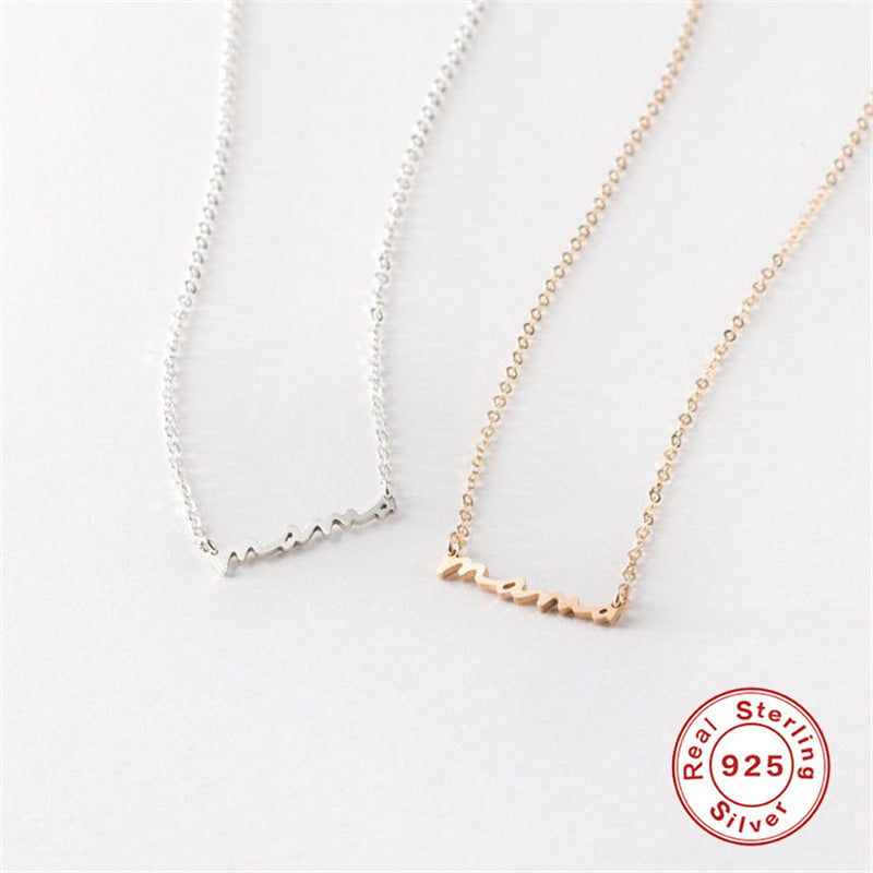 S925 Sterling Silver Letter Necklace 8b773a36 f461 45d2 96e7 049d4ed55b15