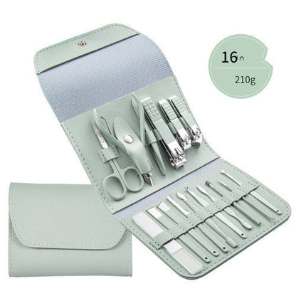 Professional Scissors Nail Clippers Set Ear Spoon Dead Skin Pliers Nail Cutting Pliers Pedicure Knife Nail Groove Trimmers 8b