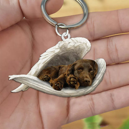 New Unique Dogs And Cats Sleeping Angel Pendant Car Key Ring 8b892f34 27ca 4349 9167 4b47f9b0497d