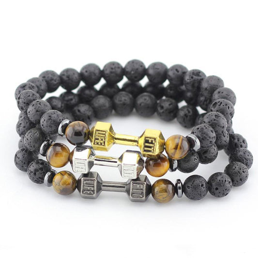 Stretch Volcano Dumbbell Men's Bracelet 8b898463 12f7 415c a254 0452037a1665