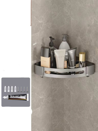 Bathroom Triangle Shelving Bathroom Wall Hanging Shelving Perforated Simple Storage Rack 8b8fc2de 0021 493c a477 9e70cfbf6040