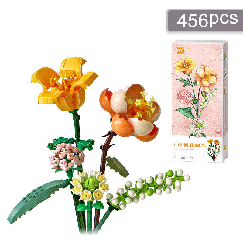 Building Blocks Decoration Immortal Flower Arrangement Girls Assembled Toys 8b9cb914 c6c7 4841 94a6 2856269301c5