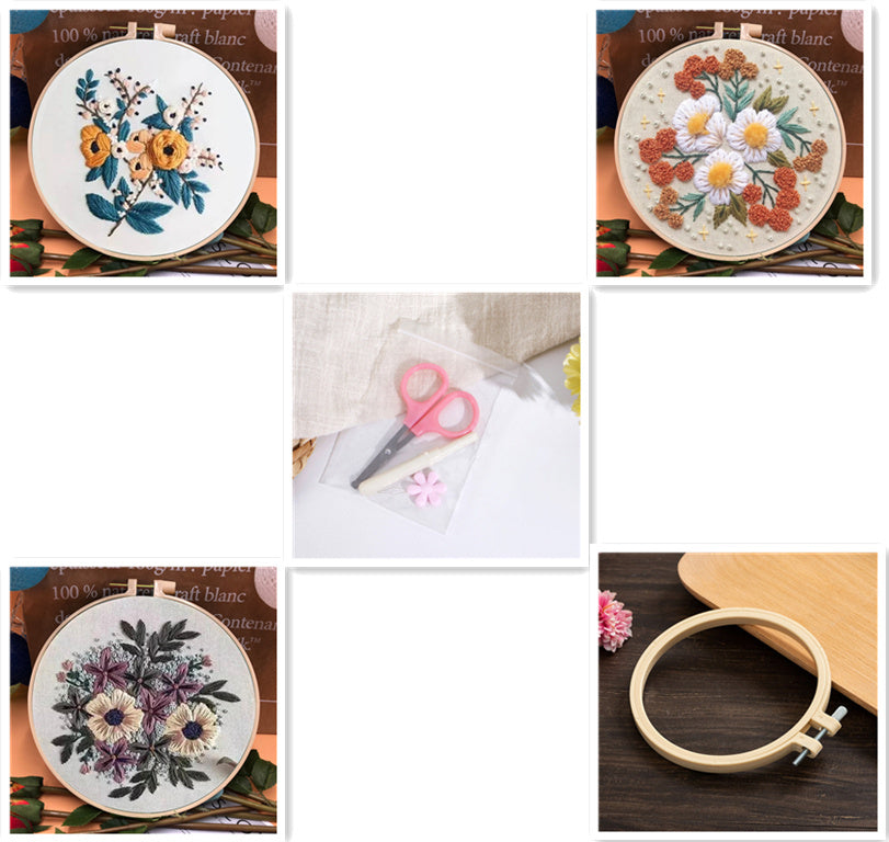 European Style Three-dimensional Fabric Embroidery Material Bag 8b9dfe1e 62a2 4eb7 8e77 4a50e9b09540