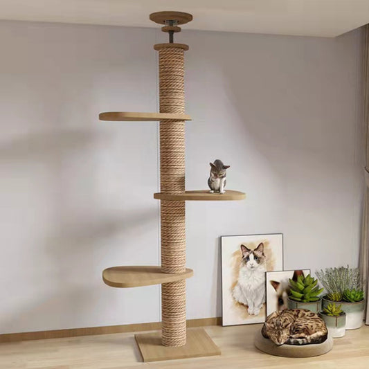 Solid Wood Column Cat Climbing Frame Toy 8b9f5c94 80a7 4cc7 85a2 1677b78a0339