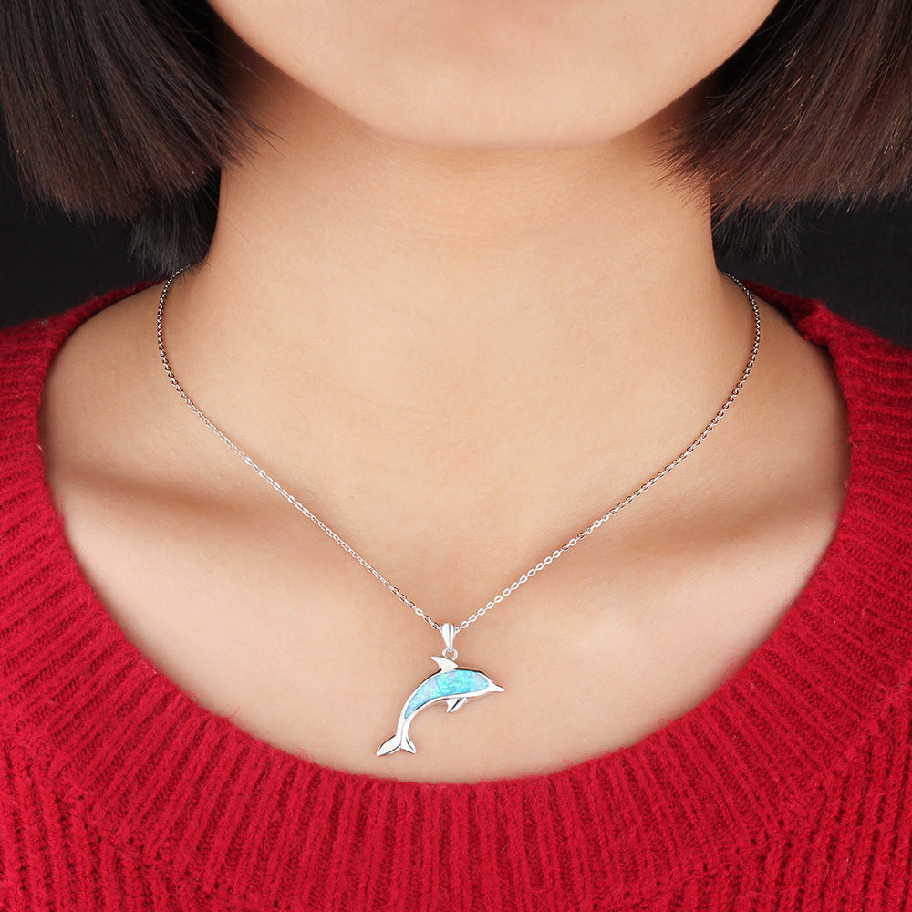 Ocean Dolphin Pendant Copper Necklace 8b9f8e39 4ac6 4315 b578 42625013625f
