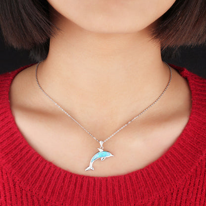 Ocean Dolphin Pendant Copper Necklace 8b9f8e39 4ac6 4315 b578 42625013625f
