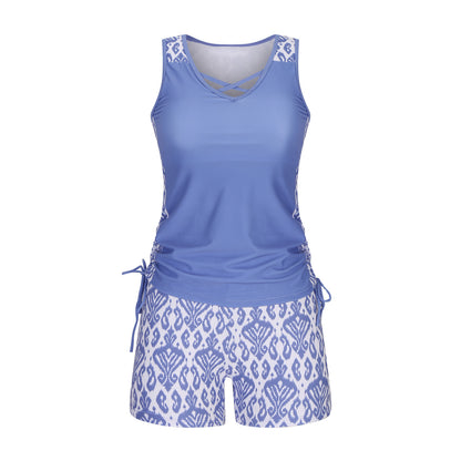 European And American Women's Seperated Swimwear High Waist Swimsuit Tied Top 8bb0306c 6b71 444d b8ca c88d746f8638