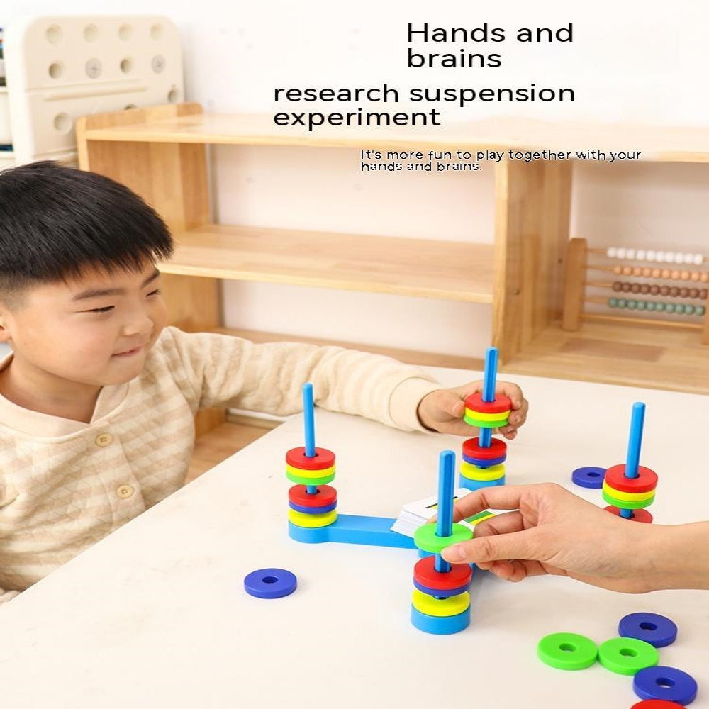 Children's Puzzle Colored Matching Magnetic Ring Toys 8bb54488 2209 4451 acb5 130dbf474c2c