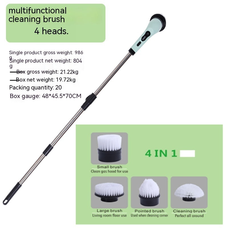 Multifunctional Household Wireless Electric Cleaning Brush Toilet Kitchen Retractable Nine-in-one Portable 8be0a6ca e4f7 4519