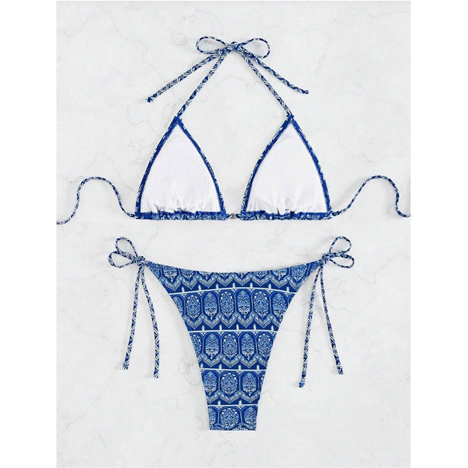 Split Bikini Printing Stitching Bandage Swimsuit 8be9e8da 4d6f 4719 b691 dc54445e98c0