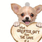 Love Dog Acrylic Key Ring Pendant 8c0ad002 a9c1 42b4 91d1 a9a803fb78d1