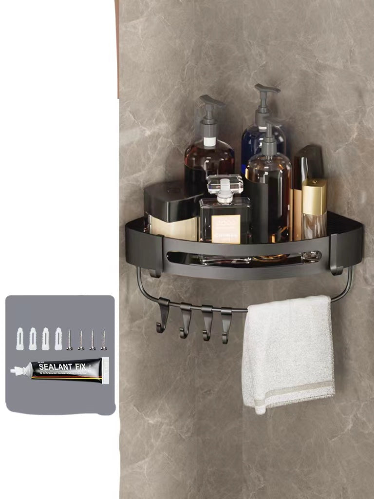 Bathroom Triangle Shelving Bathroom Wall Hanging Shelving Perforated Simple Storage Rack 8c0dec2e 2b08 4cb6 8f62 e6c46f6f9712