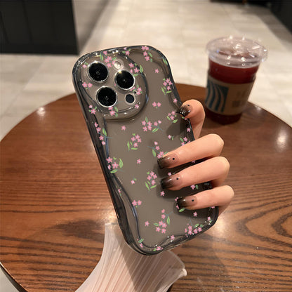 Fashion Brand Cream Pattern Transparent Case 15 Phone CaseFlowers 8c1ce725 fb11 4e2b 9b17 8bdf9cfe73bf