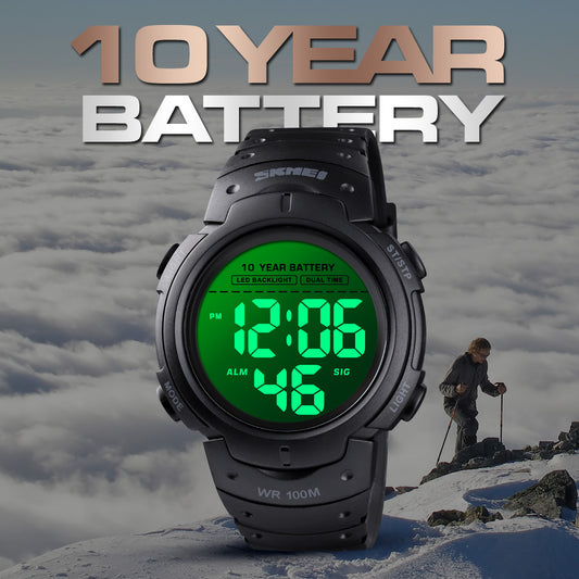 Men's Waterproof Outdoor Sports Multifunctional Luminous Led Electronic Watch 8c24f67c 9f9d 4e78 b8df 4b3aa4a4b520