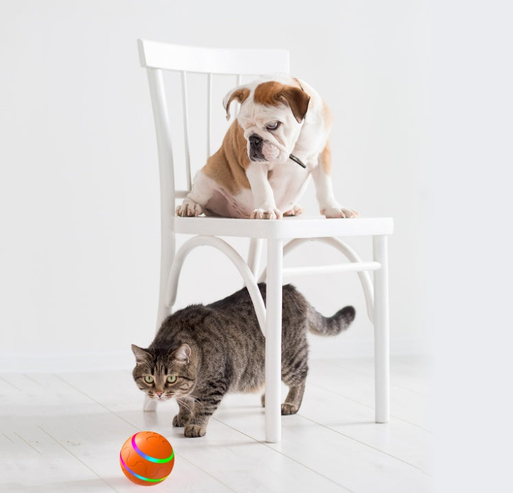 Pet New Cat Wicked Ball Toy Intelligent Ball USB Cat Toys Self Rotating Ball Automatic Rotation Ball 8c26c57c 3ba5 49b3 84b4 