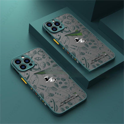 Astronaut Phone Case Doodle Moon Cartoon Eye Protection 8c4b318f a991 4b53 b79b 7b1674c49302