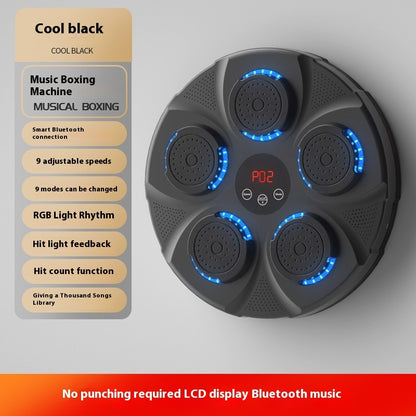 Children's Music Boxing Machine Blue Light Hitting Reaction Boxing Target Intelligent Electronic Wall Target 8c509f8a d328 44
