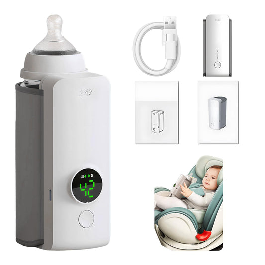 Portable Wireless Rechargeable Baby Bottle Warmer USB Charging And Heating Bag Portable Constant Temperature Milk Warmer Univ