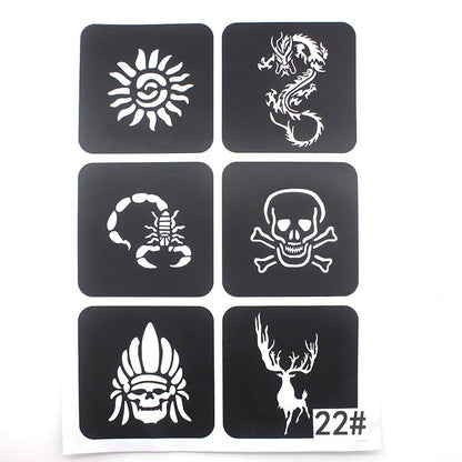 Hollow Tattoo Mold Women's Spray Paint 8c6bd924 db07 436b 83fd 77ea6355ccda