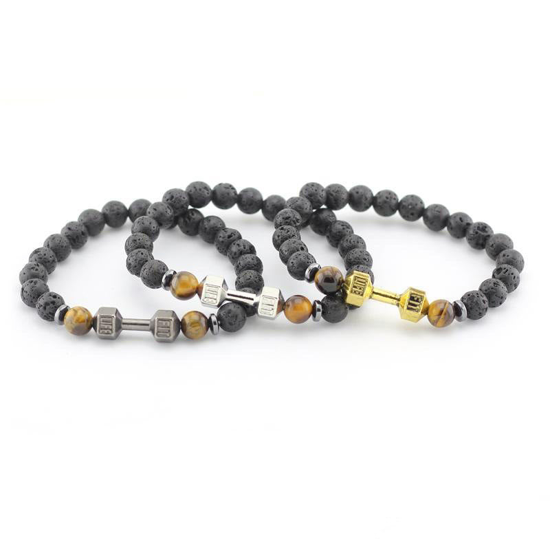 Stretch Volcano Dumbbell Men's Bracelet 8c7937b6 6e54 46d2 b5fa d59fbf1ca27d