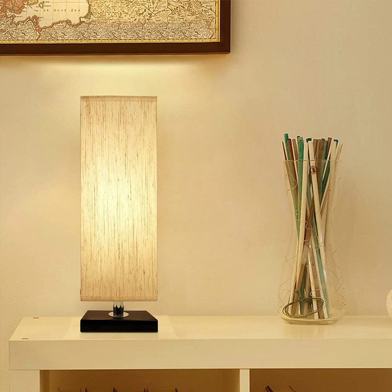 Modern Simple Square Small Cloth Cover Table Lamp 8c98509b 238c 4e18 a677 dfb8a8e32cb6