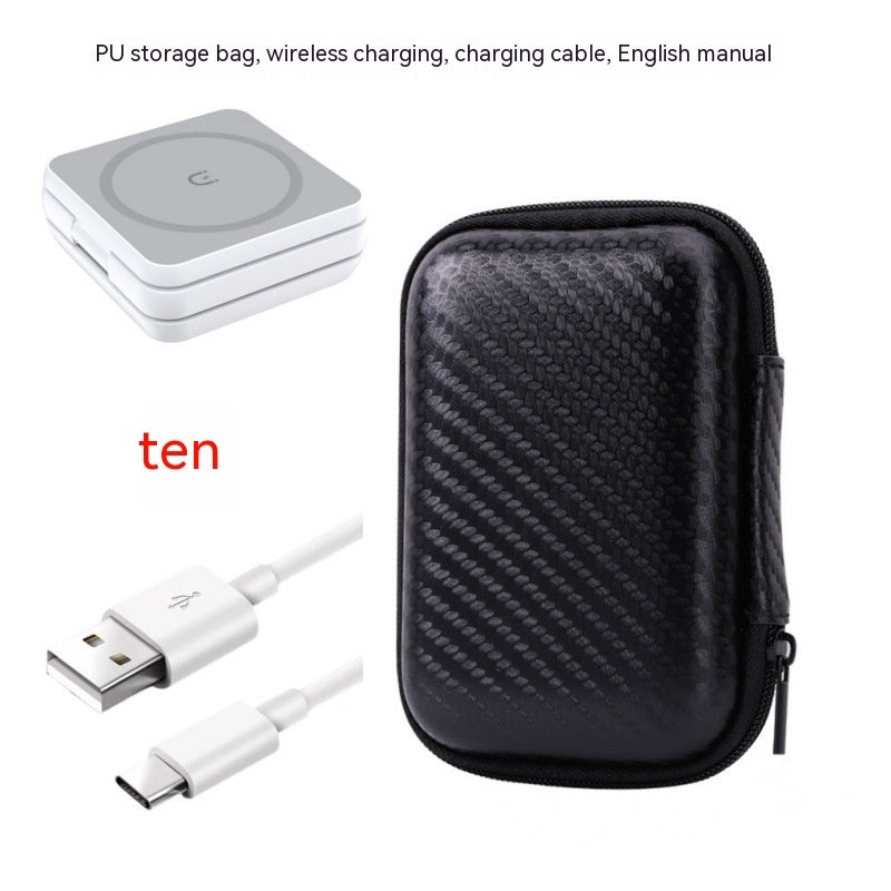 Folding Three-in-one Wireless Charger Portable Magnetic Suction - 图片 14