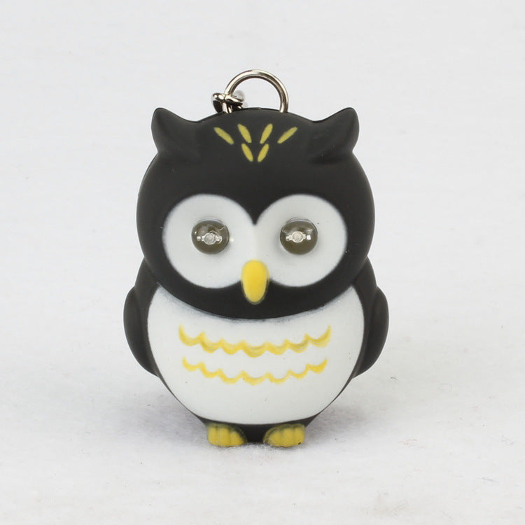 Luminous Sound Cartoon Owl Car Interior Design Accessories Keychain Pendant 8ccc9a03 bb12 4c45 a58e 6a5bdea809e6