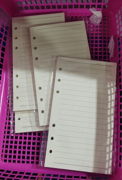 6-hole Notebook Loose-leaf Refill Blank Dot Matrix Horizontal Line - 图片 8