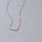 Sterling Silver Plated 14K Gold Necklace Women Forever English 8cd5ec93 1151 419f 8950 b42c04d65d5d