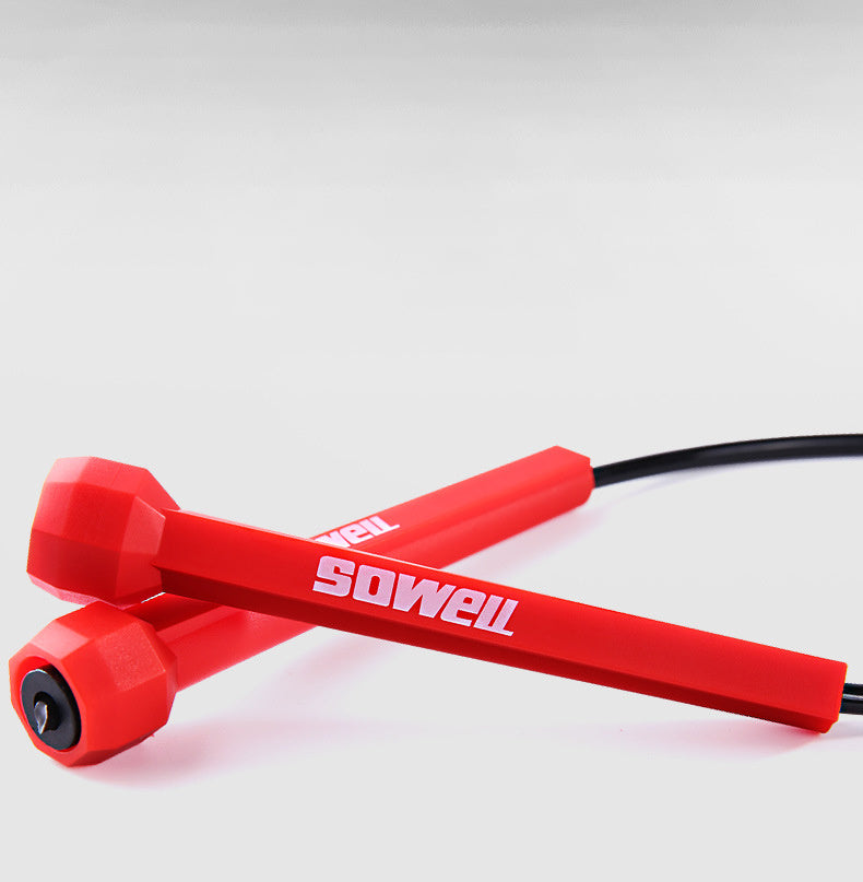 Fitness  Crossfit Skipping  Rope Cord Speed Jumping Exercise Equipment Adjustable Boxing Skipping Sport   Rope Red Balck 8ce4