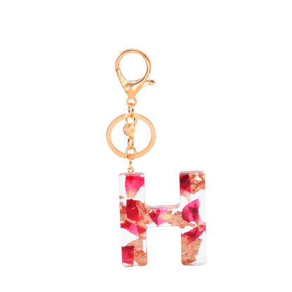 Petal Resin Keychain English Alphabet Pendant 8d0e54b1 0d3f 49b5 b888 0e737f9ba2ab