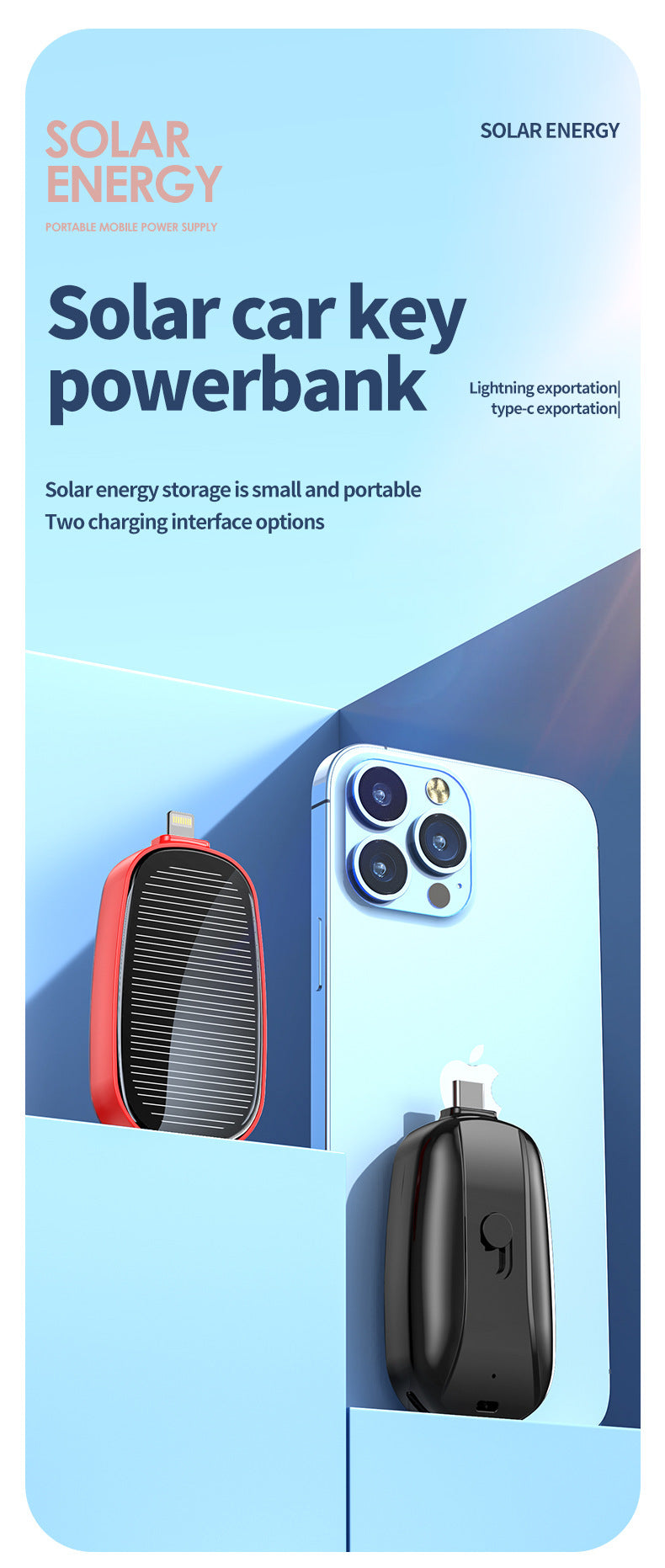 Mini Emergency Solar Charging Unit Portable Wireless Power Supply - 图片 5