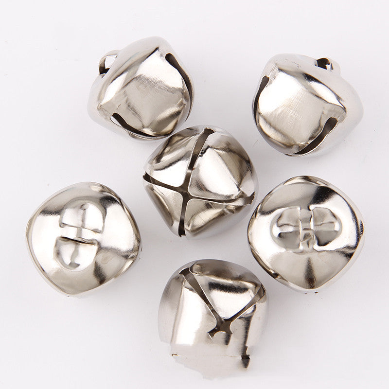 12mm 30mm Cross Opening Water Plated Iron Bell DIY Ornament Pendant Christmas Bag Decoration Bell - HD Wireless Product #5
