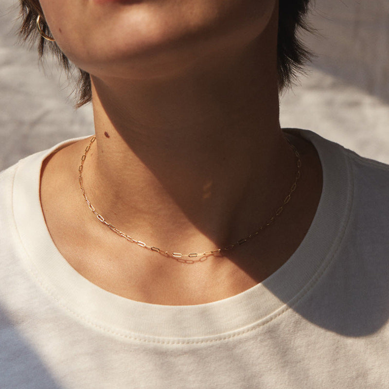 Nadia Paperclip Chain Necklace 8d56d608 cf05 4800 9c1d ab5642b0f6db
