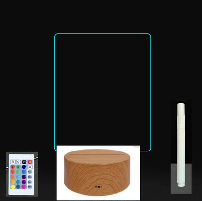 3D Acrylic Board Handwriting Message Board LED Light - HD Wireless Product #33