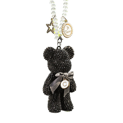 Car Rearview Mirror Pendant Diamond-embedded Violent Bear Bear Ornaments 8d7a75c2 a07b 4bb1 a98a fd0986f8189f