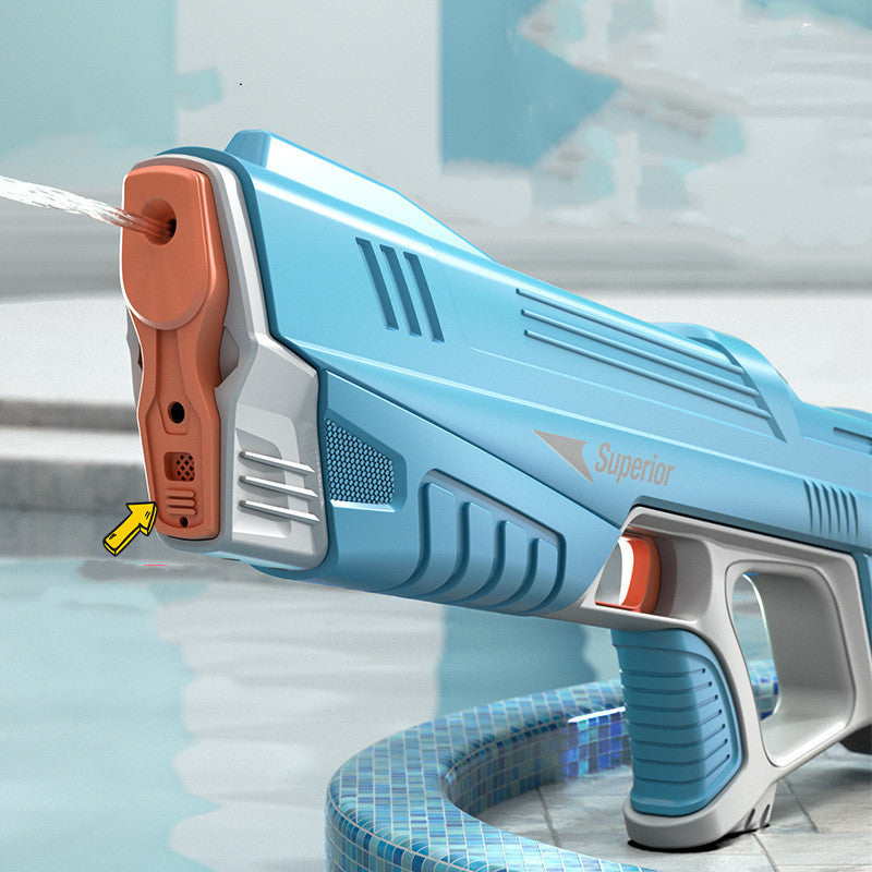 Summer Full Automatic Electric Water Gun Toy Induction Water Absorbing High-Tech Burst Water Gun Beach Outdoor Water Fight To