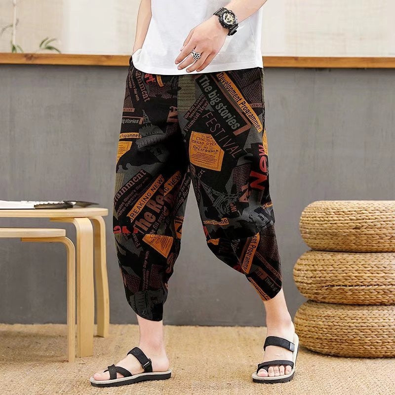 Summer Bloomers Men's Linen Wide Leg Loose 8da3cf0e b127 436c b968 c98375ffebce