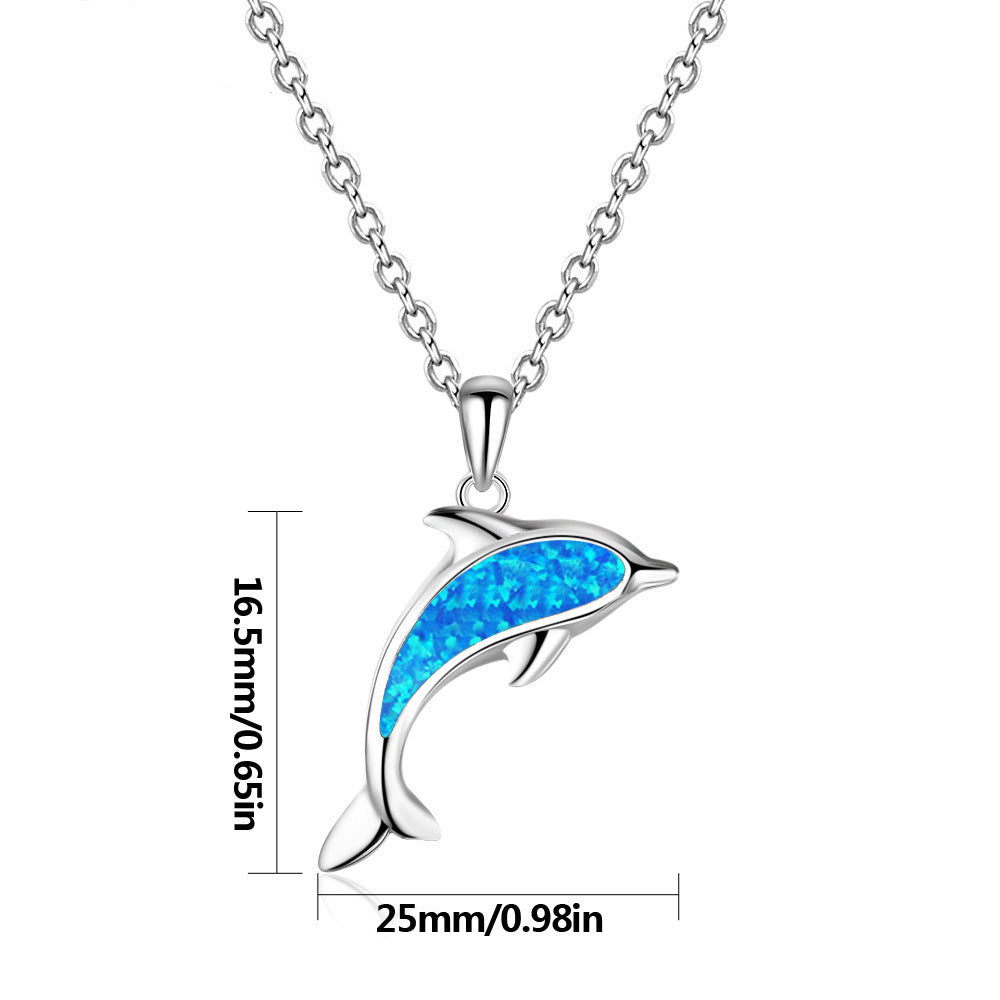 Ocean Dolphin Pendant Copper Necklace 8daabb48 c7dc 4c37 a4fa e8de22c9dc95