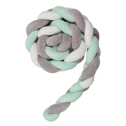 Knotted Long Pillow Three-strand Twist Spandex Bed Fence Baby 8daf7624 c813 49ab ae4e bd0268b86aaa