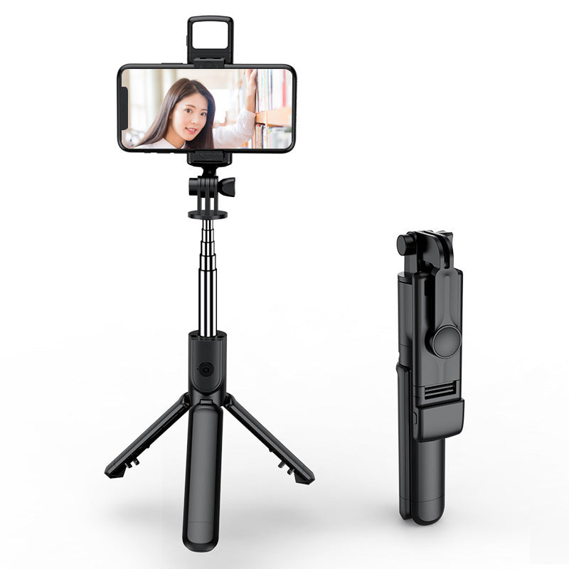 2023 New Selfie Stick Wireless Bluetooth Camera Artifact Fill Light Anti-shake Rack Floor Tripod Portable - 图片 10