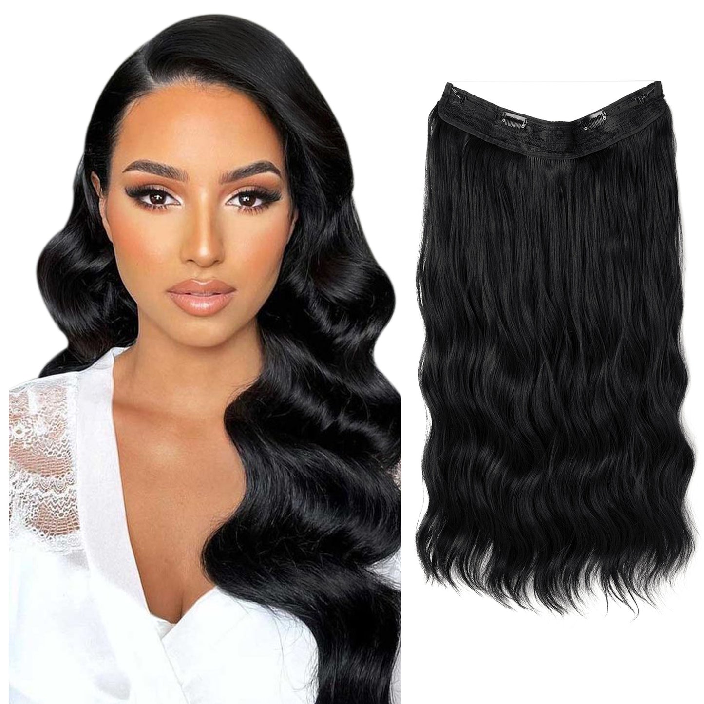 European And American Style Women Corn Curler Fishing Thread Long Curly Hair  Wig 8dc3f344 4a66 452e b519 f277f2a19ac0
