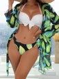 Women's Three-piece Bikini Mesh Split Swimsuit 8dcd0d42 5bc2 41f5 a01c 6e5a8aaf8cb9